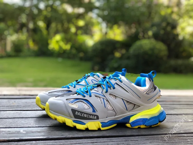 Balenciaga Triple S Yellow Blue Grey