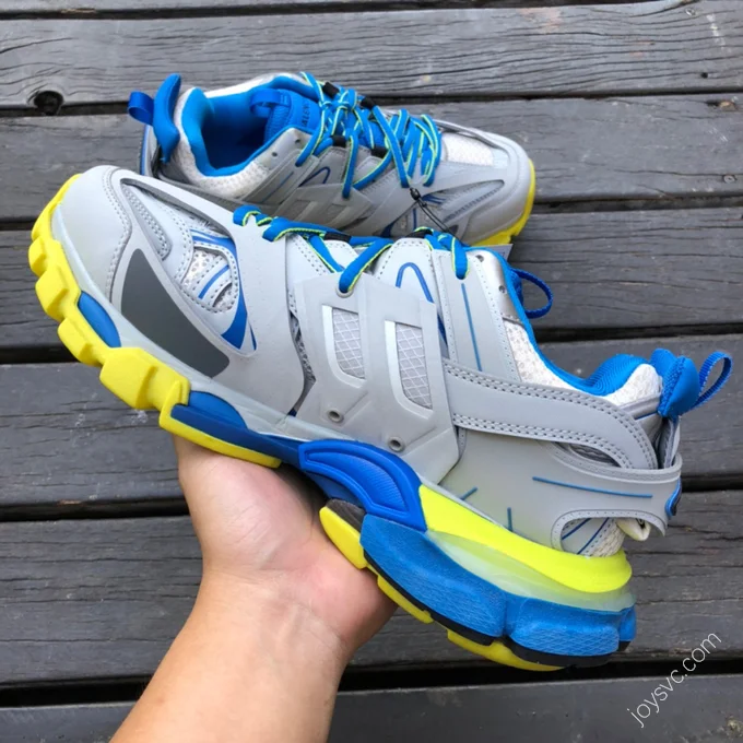 Balenciaga Triple S Yellow Blue Grey