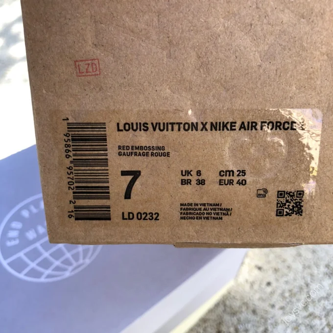 Louis Vuitton x Nike Air Force 1 x Off-White MS02