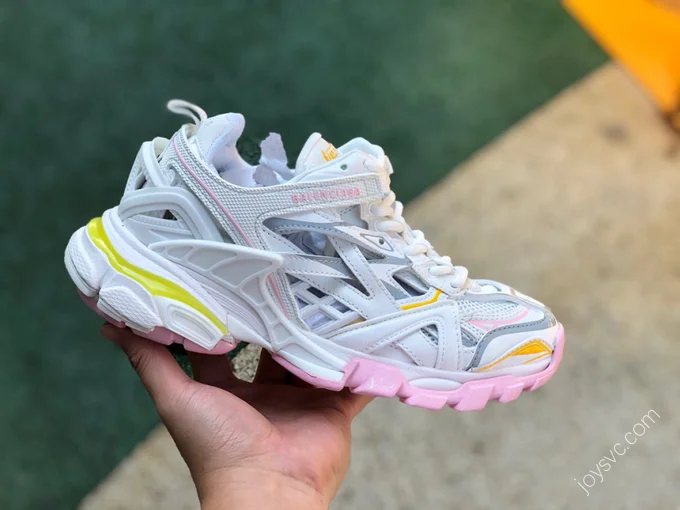 Balenciaga Track 2.0 Yellow Pink White