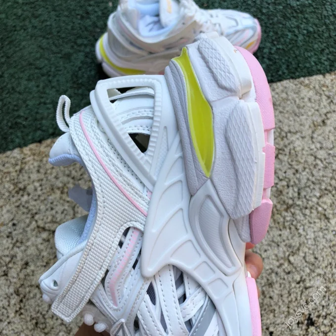 Balenciaga Track 2.0 Yellow Pink White