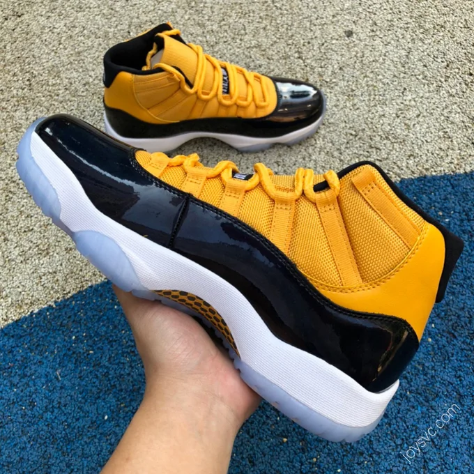 Air Jordan 11 Blue Yellow Basketball Shoes CT8012-118