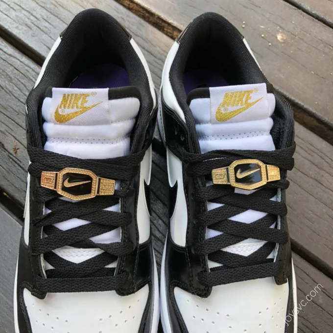 Nike Dunk Low Retro Black White Gold DR9511-100