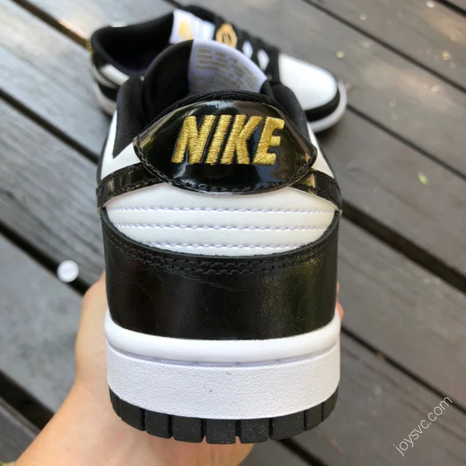 Nike Dunk Low Retro Black White Gold DR9511-100