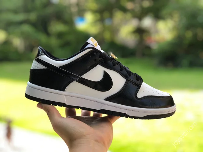 Nike Dunk Low Retro Black White Gold DR9511-100