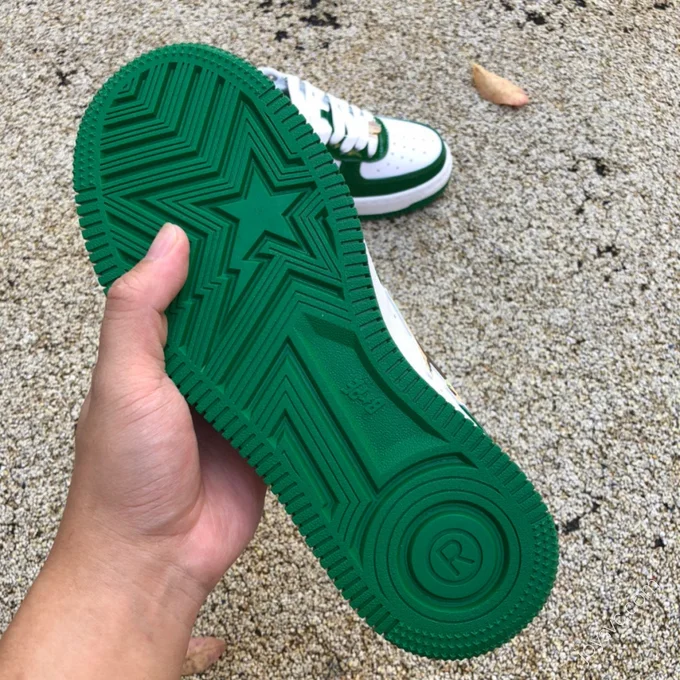 BAPE STA SK8 Green Grey White