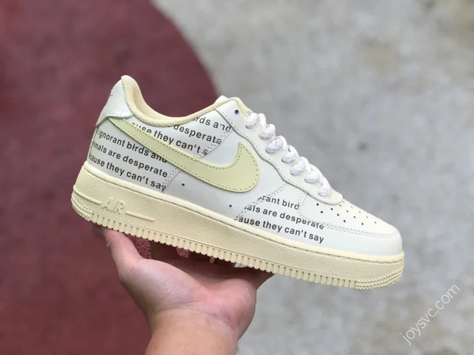 Nike Air Force 1 '07 Beige/Yellow CW2288-111