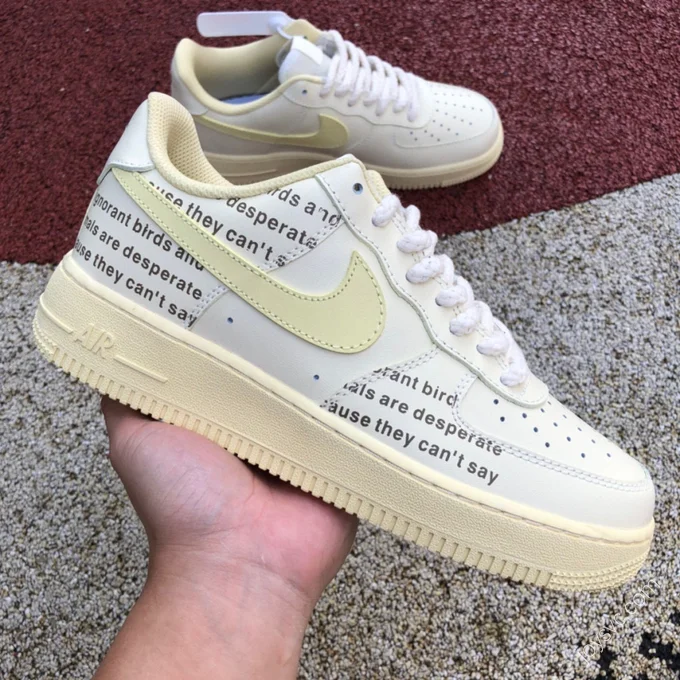 Nike Air Force 1 '07 Beige/Yellow CW2288-111