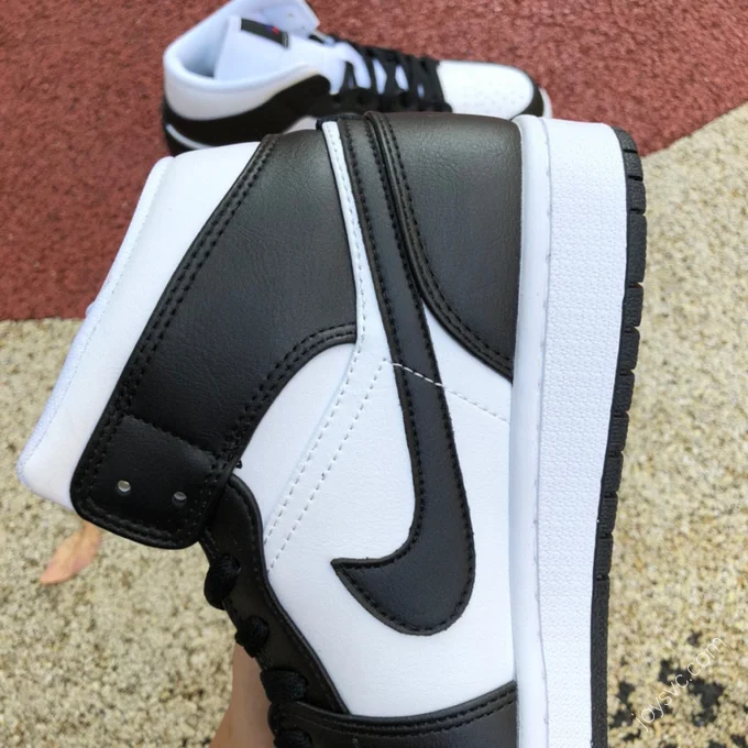 Air Jordan 1 Black White Pattern Sneakers DR9495-001