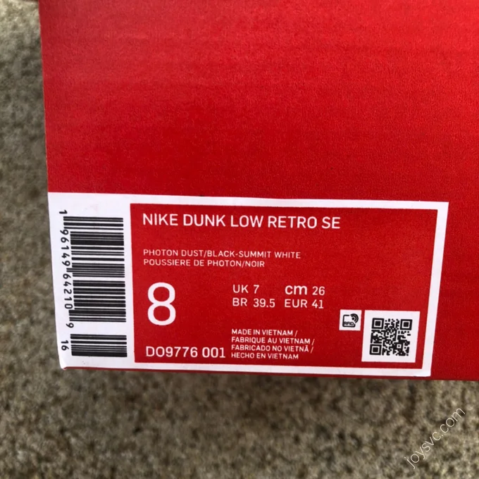 Nike Dunk Low Grey Black DO9776-001