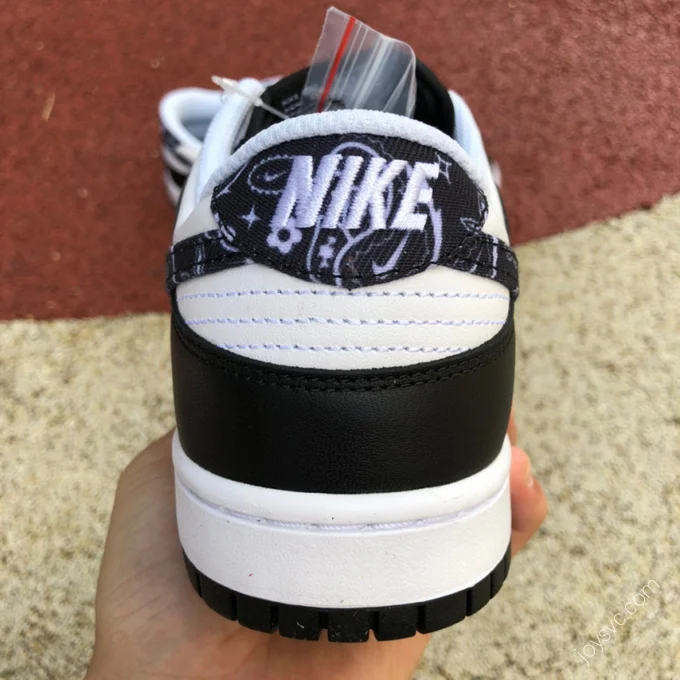 Nike Dunk Low Black White Paisley DH4401-100