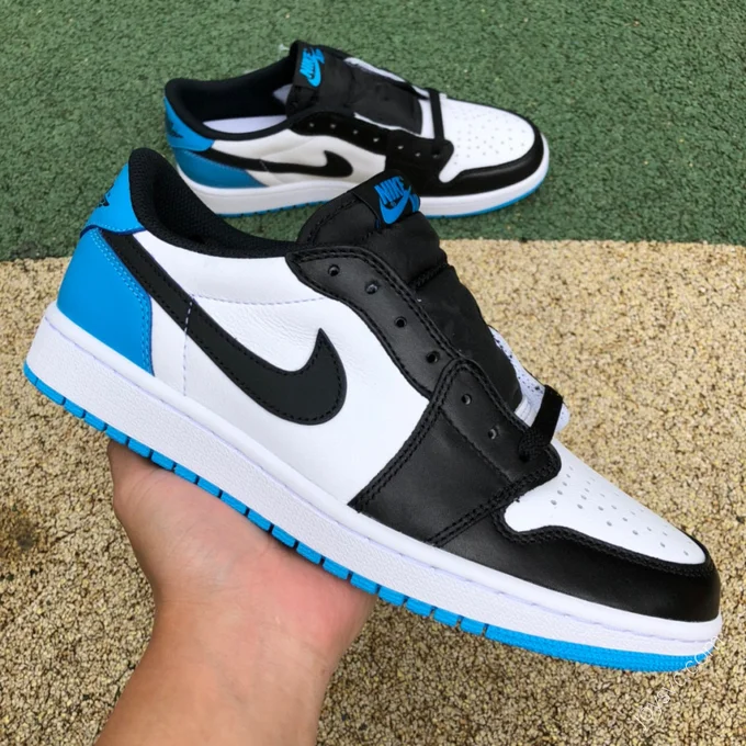 Air Jordan 1 Low UNC Black White Blue CZ0790-104