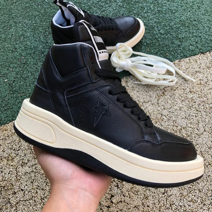 Rick Owens DRKSHDW x Converse Black White