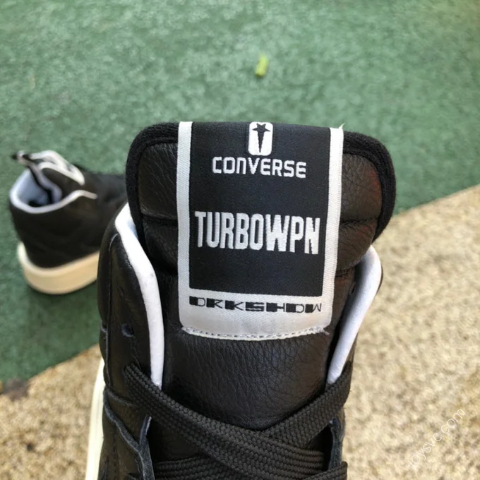 Rick Owens DRKSHDW x Converse Black White