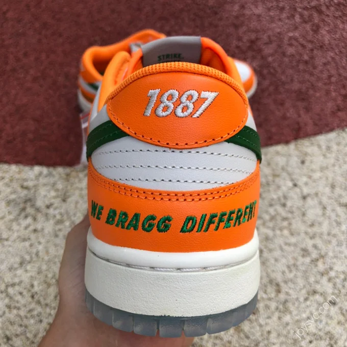 Nike Dunk Low Retro White Orange Green DR6188-800