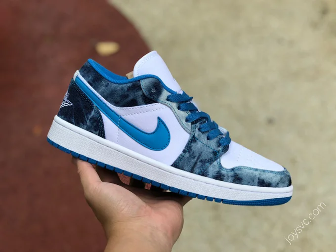 Air Jordan 1 Low Washed Blue Low-Top Sneaker DM8947-100