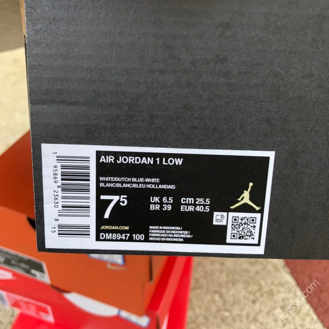 Air Jordan 1 Low Washed Blue Low-Top Sneaker DM8947-100