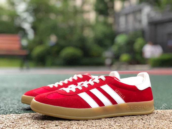 Adidas x Gucci Gazelle Red