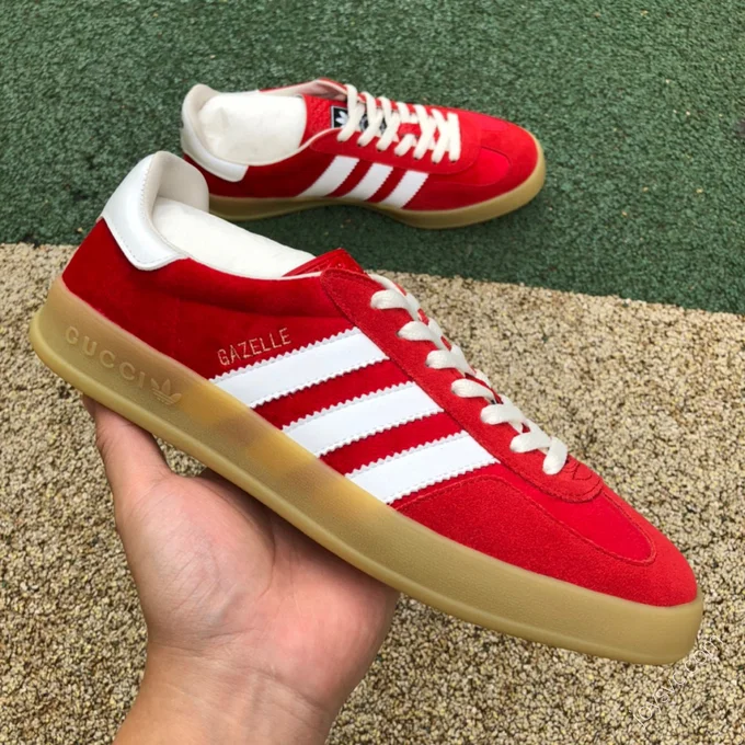 Adidas x Gucci Gazelle Red