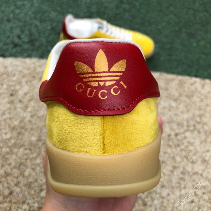 Adidas x Gucci Gazelle Red Yellow