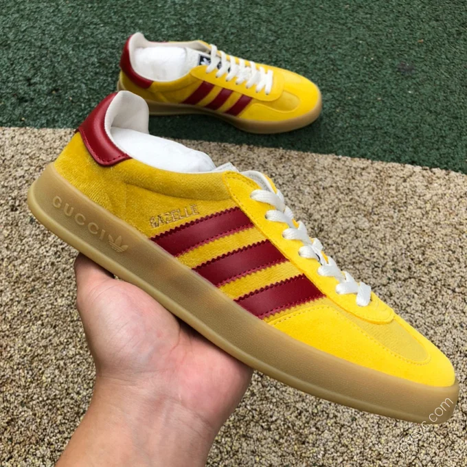 Adidas x Gucci Gazelle Red Yellow