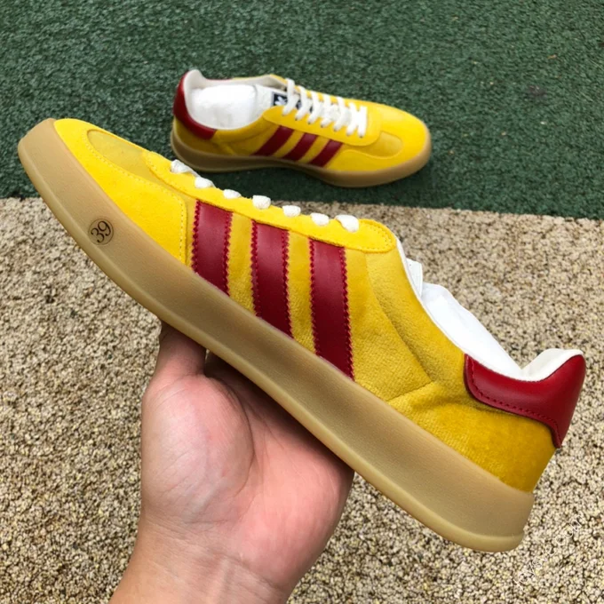 Adidas x Gucci Gazelle Red Yellow