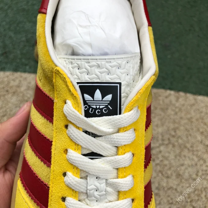 Adidas x Gucci Gazelle Red Yellow