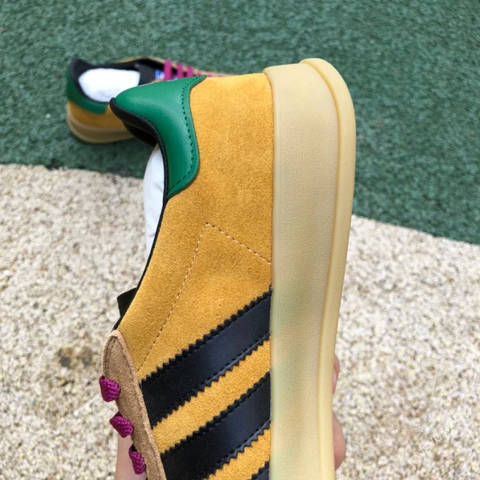 Adidas x Gucci Gazelle Yellow Pink