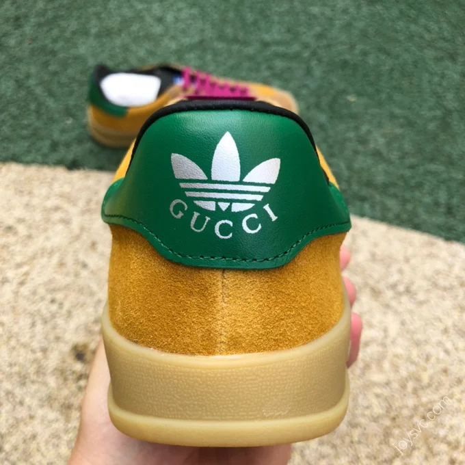 Adidas x Gucci Gazelle Yellow Pink