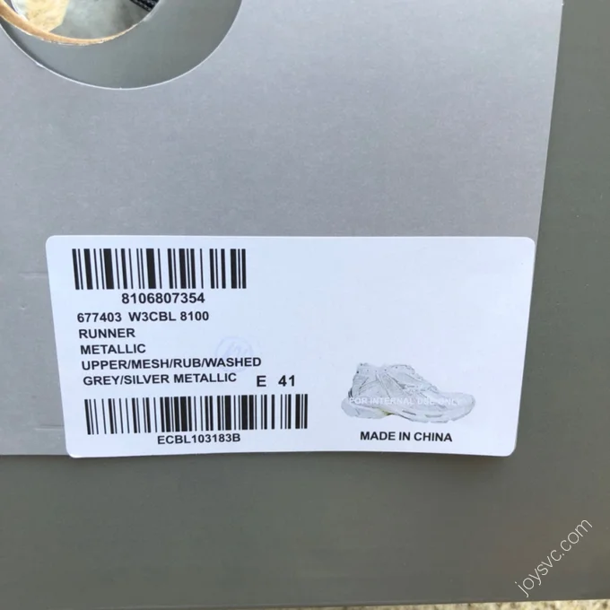 Balenciaga Runner Grey Silver