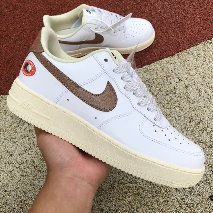 Nike AF1 Low Coconut Logo Sneakers DJ9943-101