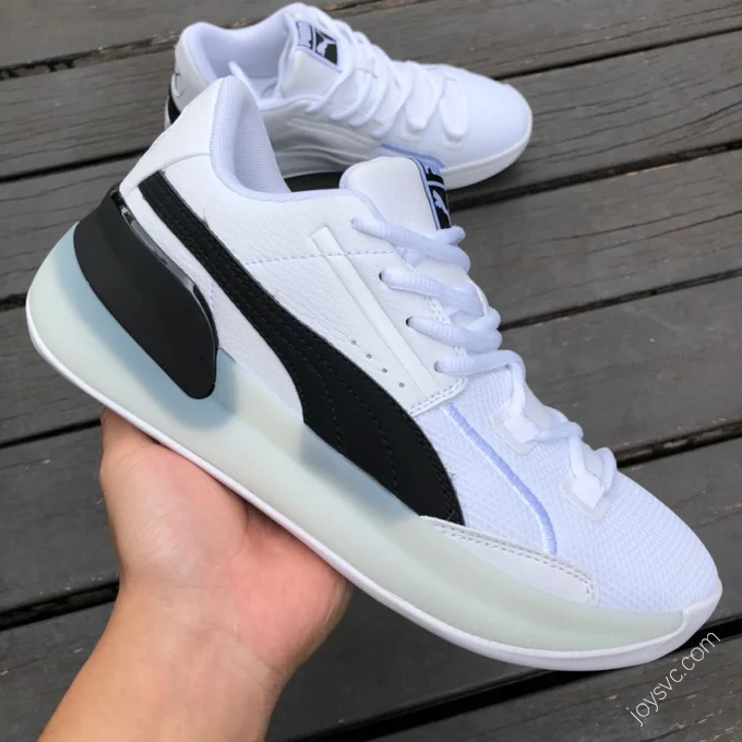 Puma Clyde Hardwood Black White