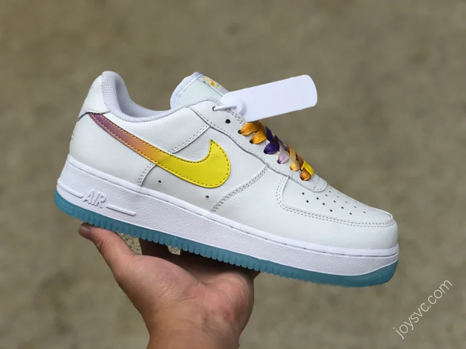 Nike Air Force 1 Low '07 White/Yellow Crystal Sole CD6699-110