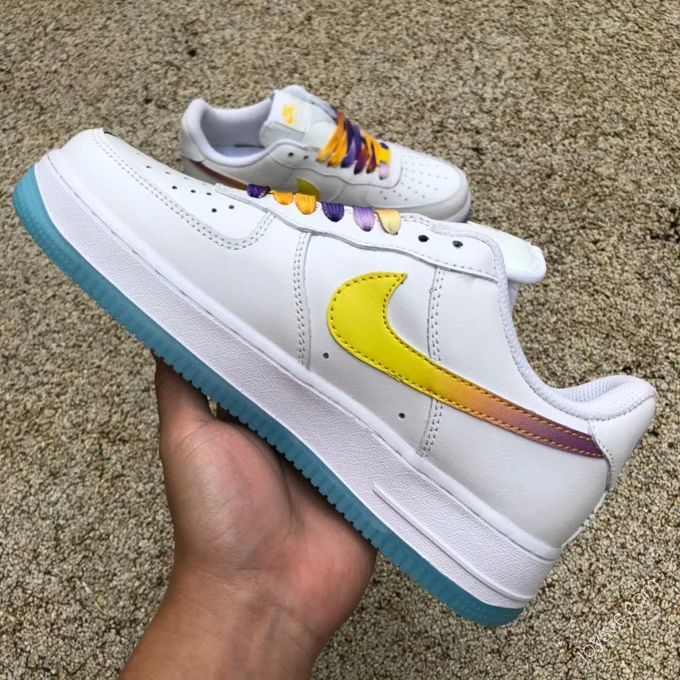 Nike Air Force 1 Low '07 White/Yellow Crystal Sole CD6699-110