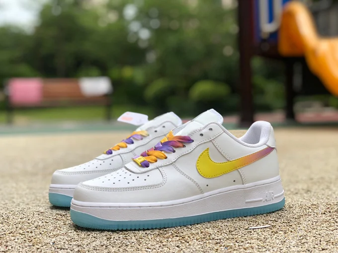 Nike Air Force 1 Low '07 White/Yellow Crystal Sole CD6699-110