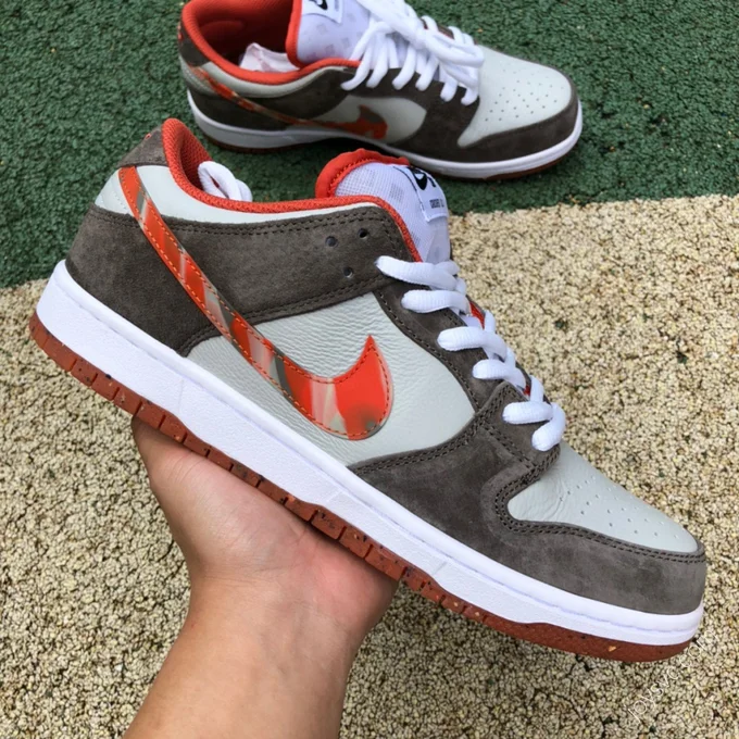 Crushed Skate Shop x Nike SB Dunk Low Brown Orange DH7782-001