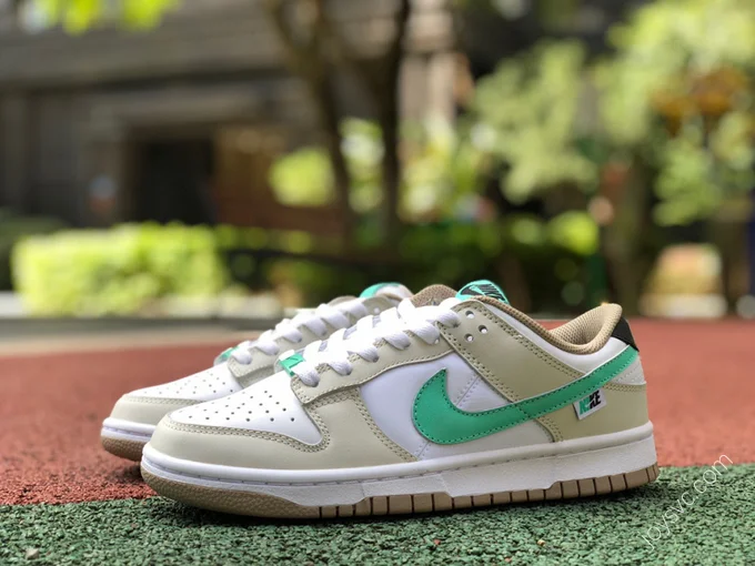 Nike Dunk Low GS White Brown Green DX6063-131