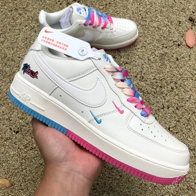 Nike Air Force 1 Low White/Blue/Pink KU0902-112