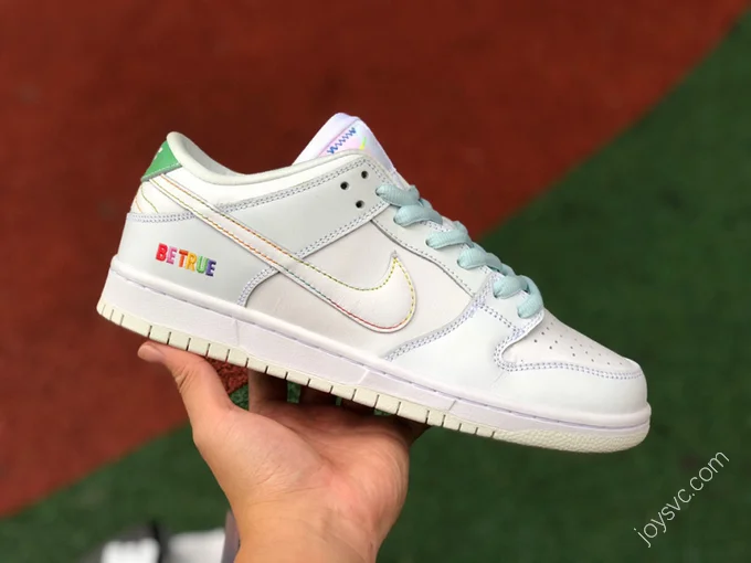 Nike SB Dunk Low White Rainbow DR4876-100