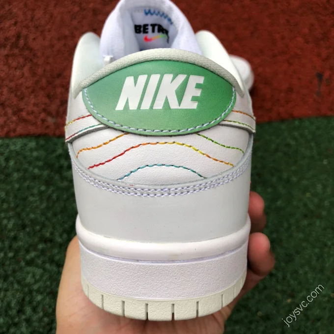 Nike SB Dunk Low White Rainbow DR4876-100