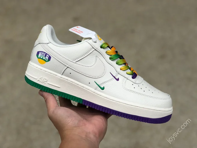 Nike Air Force 1 Low White/Green/Purple TF8896-303