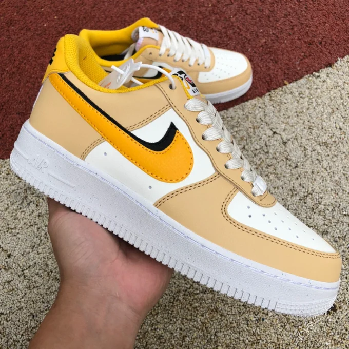 Nike Air Force 1 Low White/Yellow Double Swoosh DX6065-171