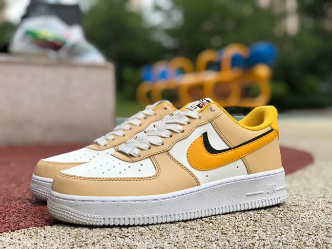 Nike Air Force 1 Low White/Yellow Double Swoosh DX6065-171