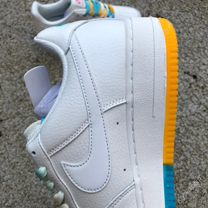 Nike Air Force 1 Low White/Blue/Yellow SA5696-123