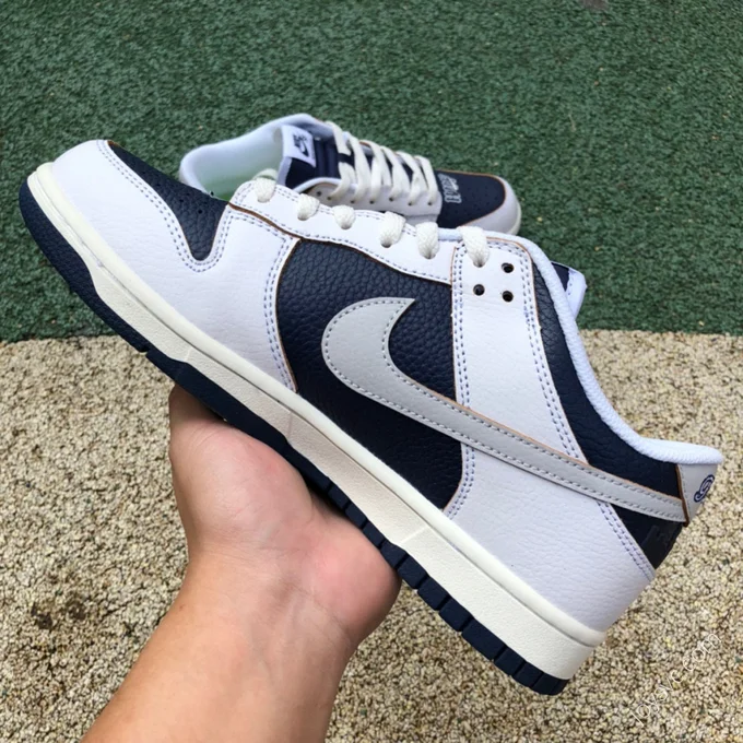 HUF x Nike SB Dunk Low White Navy FD8775-100