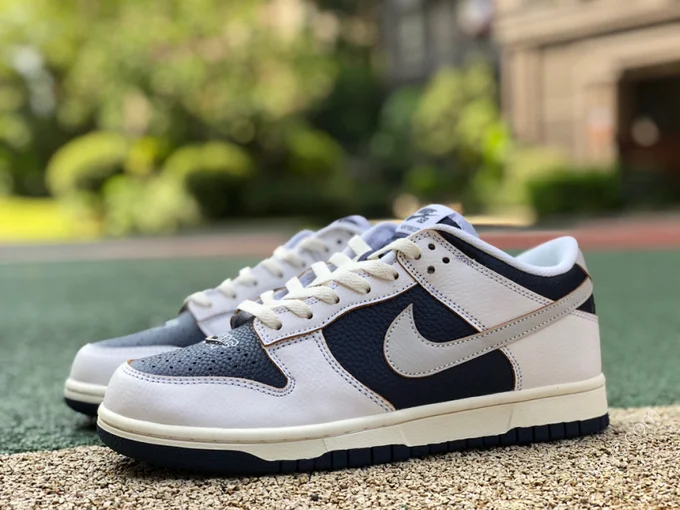 HUF x Nike SB Dunk Low White Navy FD8775-100