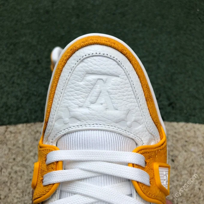 LOUIS VUITTON Trainer White Yellow