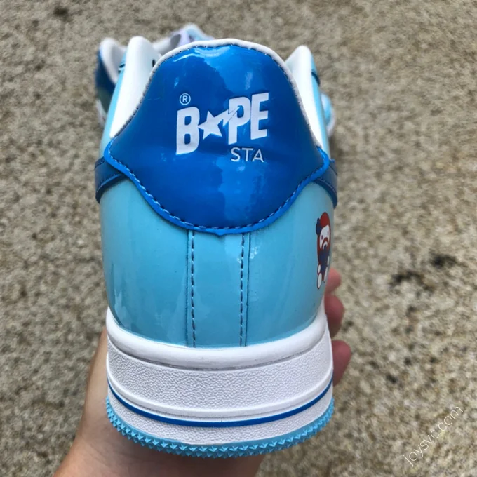 BAPE STA SK8 Blue Grey White