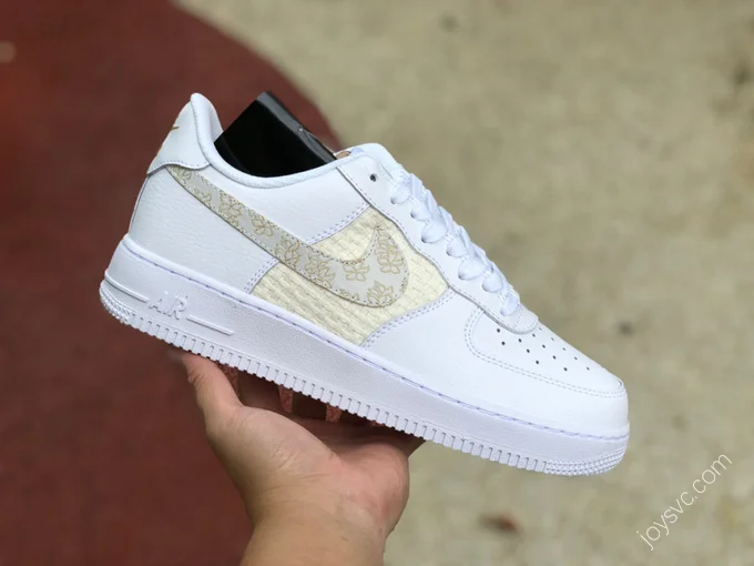 Nike Air Force 1 '07 SE White/Gold Woven DO9458-100