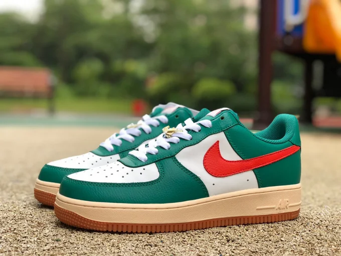 Nike Air Force 1 '07 White/Green/Red CJ9179-201